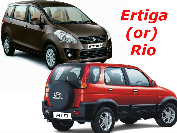 Premier Rio Maruti Ertiga
