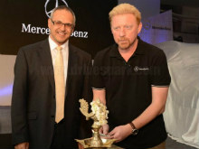 Boris Becker Unveils Mercedes GL-Class In Bangalore