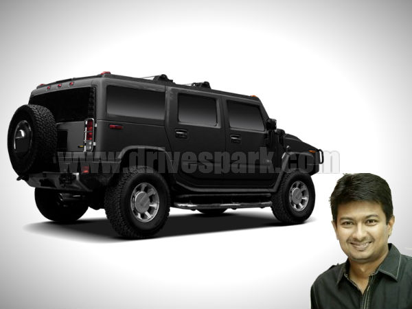 ఉదయనిధి స్టాలిన్ కారు