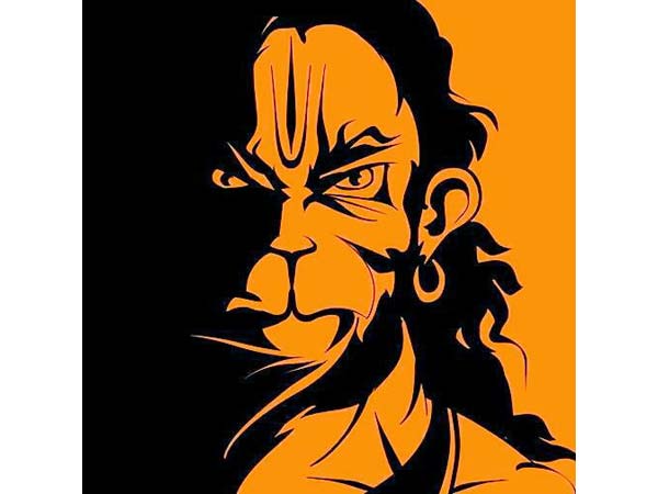 యాంగ్రీ హనుమాన్ స్టిక్కర్