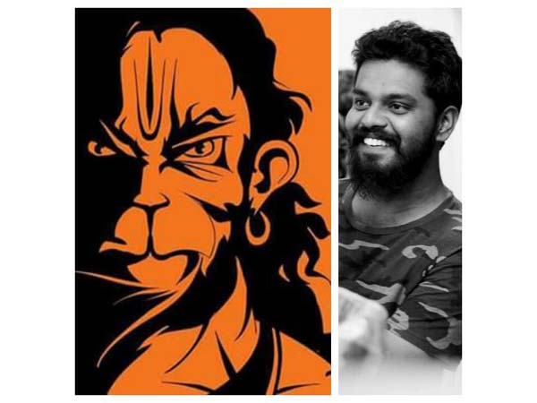 యాంగ్రీ హనుమాన్ స్టిక్కర్