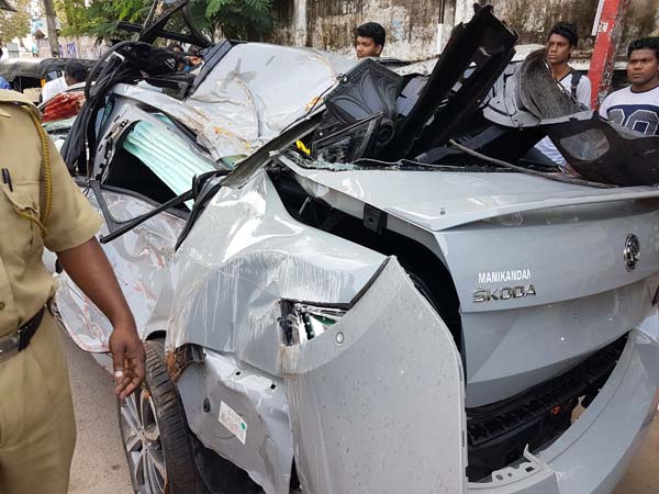 స్కోడా ఆక్టావియా ఆర్ఎస్ యాక్సిడెంట్