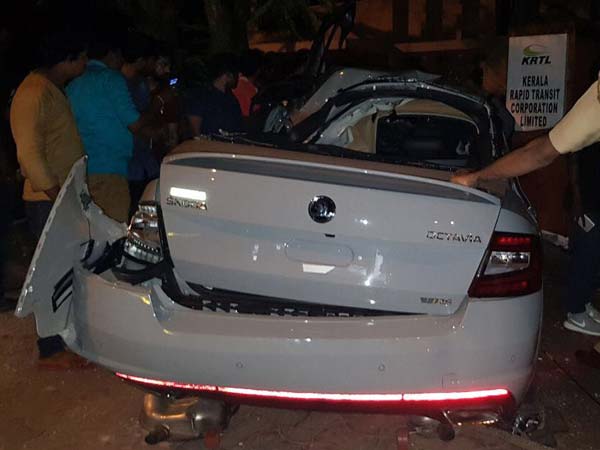 స్కోడా ఆక్టావియా ఆర్ఎస్ యాక్సిడెంట్