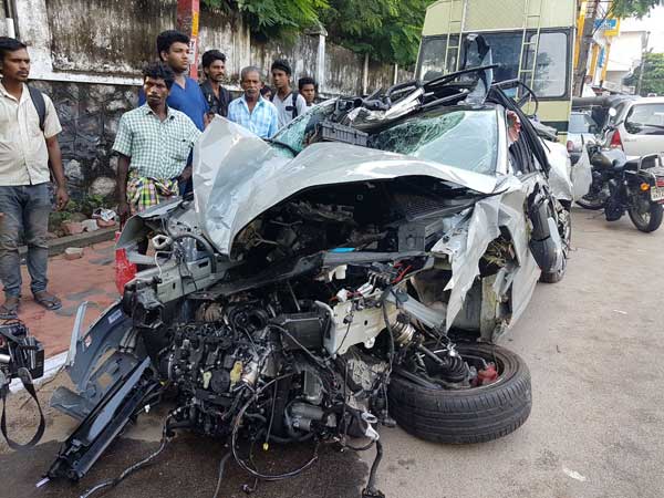 స్కోడా ఆక్టావియా ఆర్ఎస్ యాక్సిడెంట్