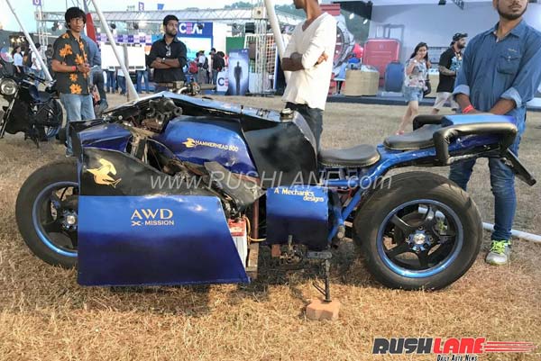 మారుతి 800 ఇంజన్తో బైకు