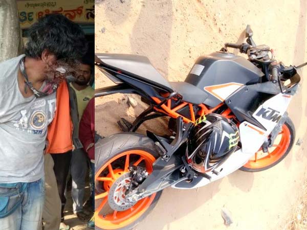 కెటిఎమ్ ఆర్సి 390 ప్రమాదం