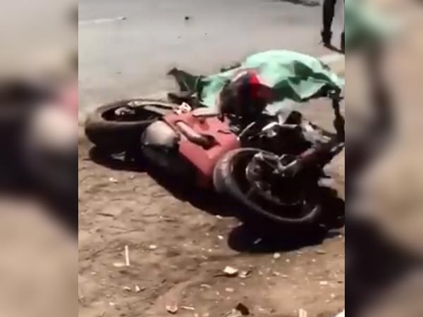 డుకాటి 959 పనిగాలే యాక్సిడెంట్