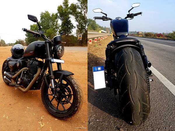 మోడిఫైడ్ రాయల్ ఎన్ఫీల్డ్ బైక్