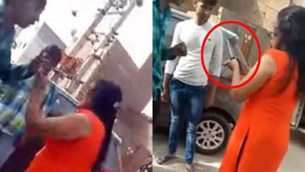 ఆటో డ్రైవర్ను తుపాకీతో కాల్చిన మహిళ