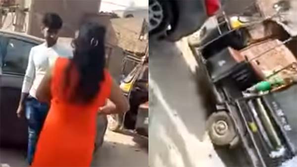 ఆటో డ్రైవర్ను తుపాకీతో కాల్చిన మహిళ