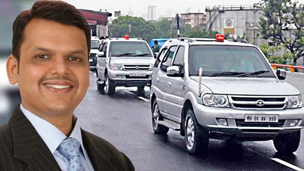 మహారాష్ట్ర ముఖ్యమంత్రి దేవేంద్ర ఫడ్నవీస్ కారుకు జరిమానా విధించిన పోలీసులు