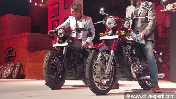 రెండు బైక్ సీడుదల చేసి మార్కెట్లోకి జావా రి-ఎంట్రీ