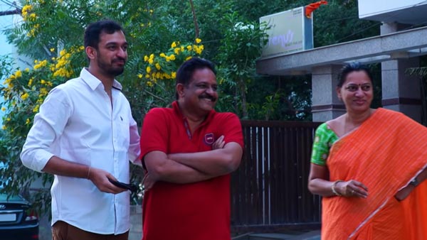 బెంజ్ కార్ తో తండ్రిని సర్ప్రైజ్ చేసిన కొడుకు!
