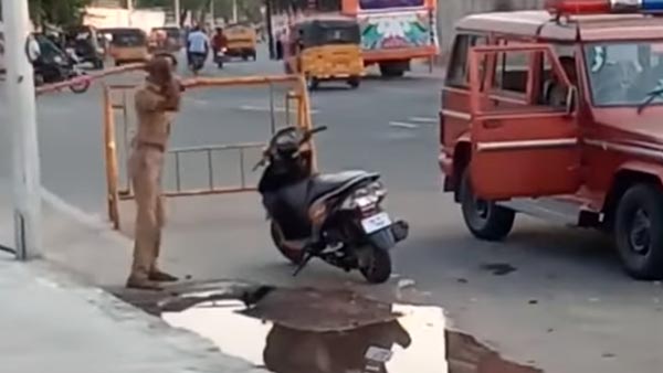 హోండా డియో ను పగలగొట్టారు...సస్పెండ్ అయ్యారు..!