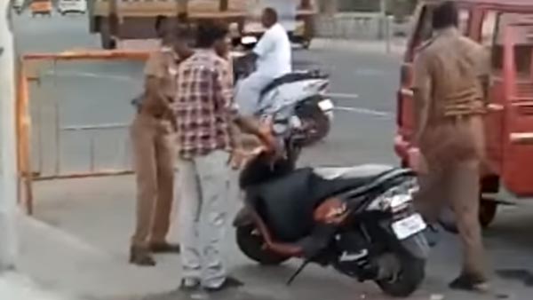 హోండా డియో ను పగలగొట్టారు...సస్పెండ్ అయ్యారు..!
