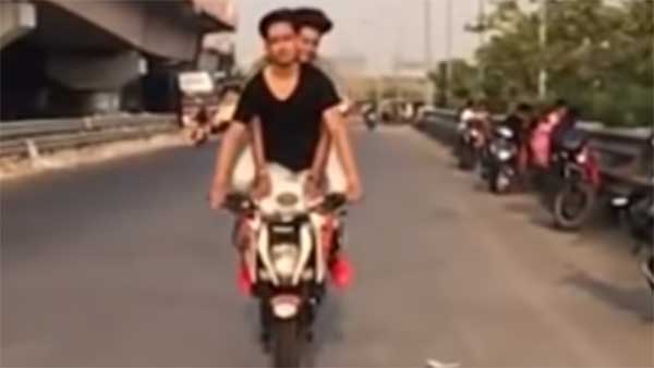 ఎంత విడ్డురం...2017 లో బైక్ స్టంట్ చేస్తే 2019 లో అరెస్ట్ చేశారట !