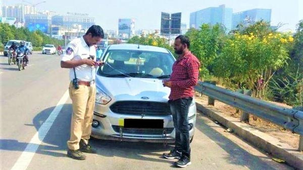 హైదరాబాద్ లో జూలు విదిల్చిన ట్రాఫిక్ పోలీస్లు...అక్షరాలా రూ. 1 లక్ష ఫైన్!!