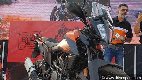 ఇండియా బైక్ వీక్లో అదరగొట్టిన కెటిఎమ్ 390 అడ్వెంచర్