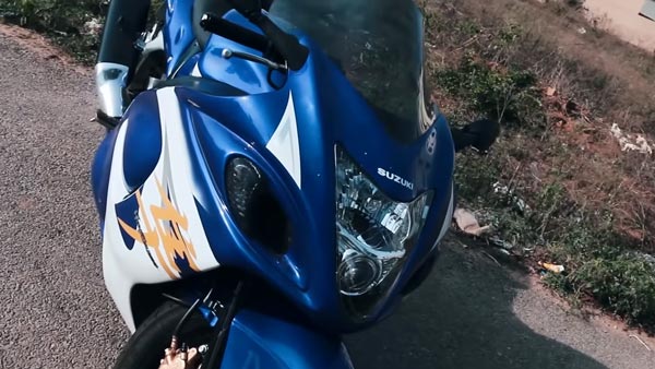 సుజుకి హయబుసా లాగ ఉన్న మాడిఫైడ్ బజాజ్ పల్సర్