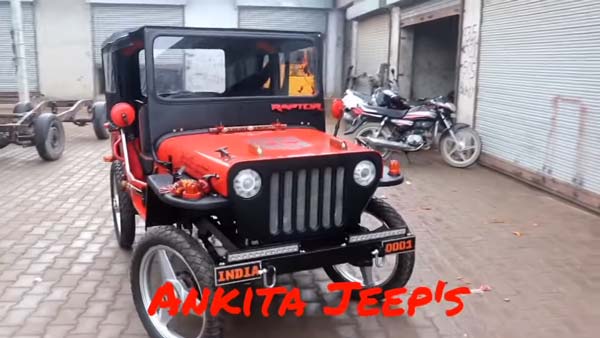 చూసారా.. పిల్లలకోసం తయారుచేయబడిన మినీ జీప్