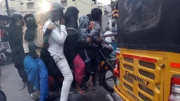 మీకు తెలుసా.. పిల్లల్ని బైక్ పెట్రోల్ ట్యాంకుపై తీసుకెళ్లటాన్ని నిషేధం