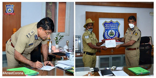 క్యాన్సర్ రోగికి మందులు అందజేయడానికి లాక్డౌన్ లో 800 కిలోమీటర్లు ప్రయాణించిన పోలీస్ కానిస్టేబుల్