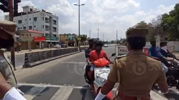 లాక్డౌన్ ఉల్లంగిస్తే కరోనా పేషంట్ దగ్గరికి పంపిస్తున్న పోలీసులు, ఎక్కడో తెలుసా..?