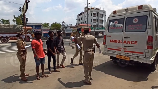 లాక్డౌన్ ఉల్లంగిస్తే కరోనా పేషంట్ దగ్గరికి పంపిస్తున్న పోలీసులు, ఎక్కడో తెలుసా..?