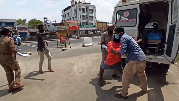 లాక్డౌన్ ఉల్లంగిస్తే కరోనా పేషంట్ దగ్గరికి పంపిస్తున్న పోలీసులు, ఎక్కడో తెలుసా..?