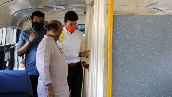 మొబైల్ క్లినిక్లుగా మారిన KSRTC బస్సులు