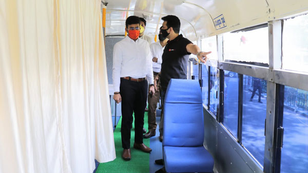 మొబైల్ క్లినిక్లుగా మారిన KSRTC బస్సులు