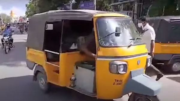 ఆటో రిక్షాను కిరాణా షాపుగా మార్చిన ఆటో డ్రైవర్, ఎందుకో తెలుసా ?