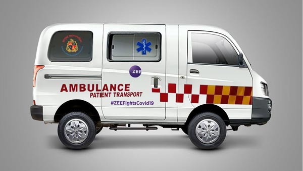 కరోనా నివారణలో భాగంగా మహీంద్రా అంబులెన్స్