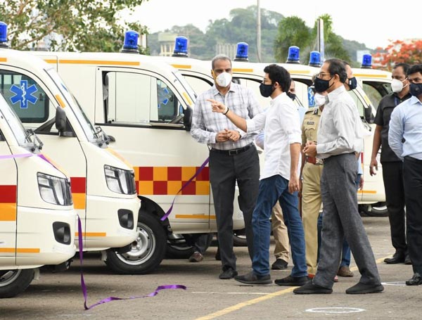 కరోనా నివారణలో భాగంగా మహీంద్రా అంబులెన్స్