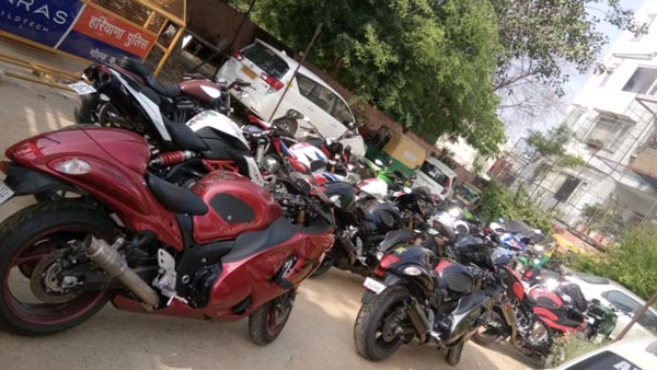 19 సూపర్ బైక్లను స్వాధీనం చేసుకున్న గురుగ్రామ్ పోలీసులు, ఎందుకో తెలుసా ?