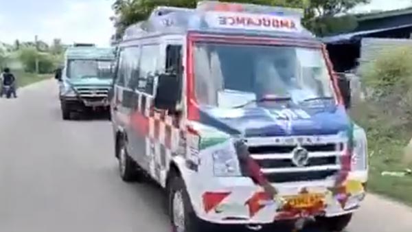 నగరిలో అంబులెన్సులను ప్రారంభించిన ఎమ్మెల్యే ఆర్.కె రోజా