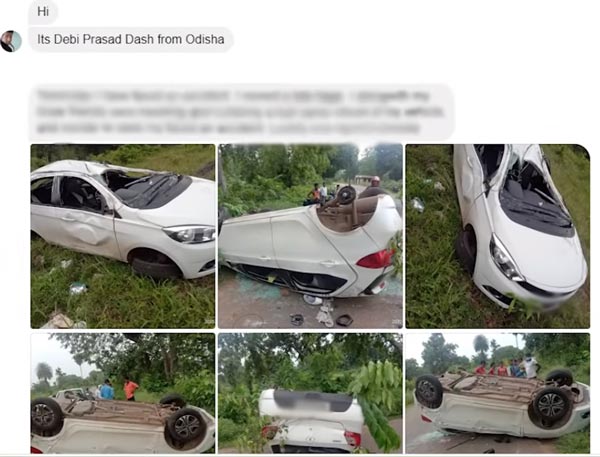 80 మీటర్లు దొర్లుకుంటూ వెళ్లినప్పటికీ బయటపడిన టాటా టియాగో ప్రయాణికులు, ఎలానో మీరే చూడండి