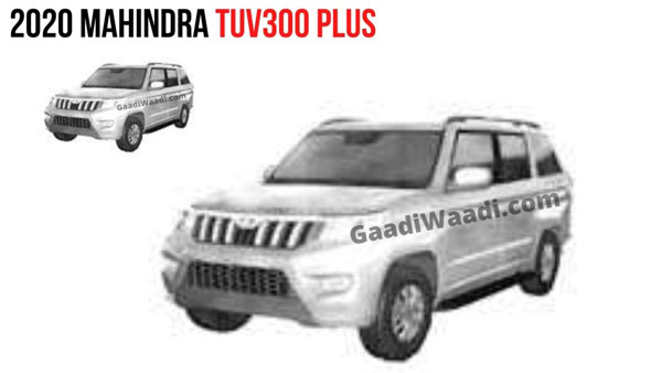 మహీంద్రా టియువి300 ప్లస్ పేటెంట్ చిత్రాలు లీక్: కొత్త వివరాలు వెల్లడి!