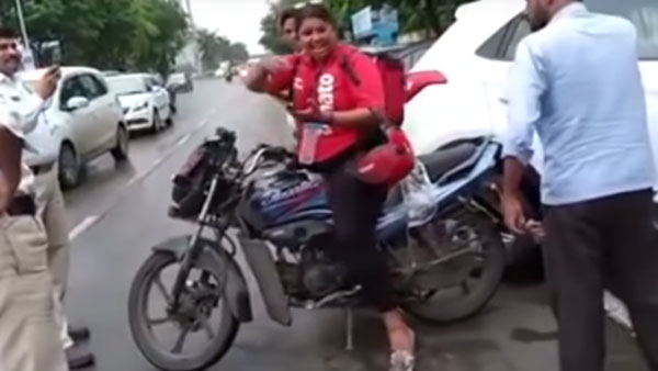 పోలీసులతో గొడవపడిన జొమాటో డెలివరీ గర్ల్, తర్వాత ఏం జరిగిందంటే ?
