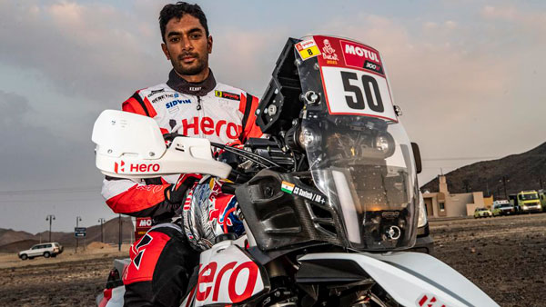 బ్రేకింగ్ ; 2021 డాకర్ ర్యాలీ నాల్గవ స్టేజ్లో కుప్పకూలిన సిఎస్ సంతోష్