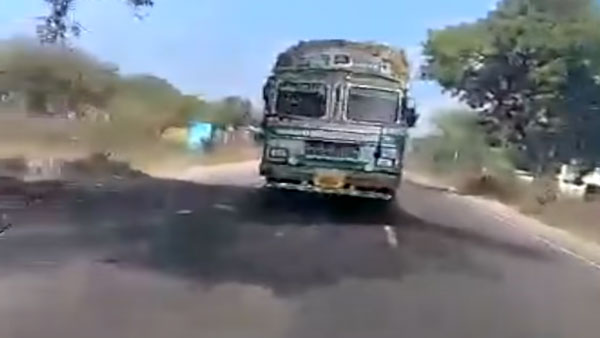 3 కి.మీ ట్రక్కుని రివర్స్ గేర్లో నడిపిన డ్రైవర్.. ఎందుకనుకుంటున్నారా, అయితే ఇది చూడండి