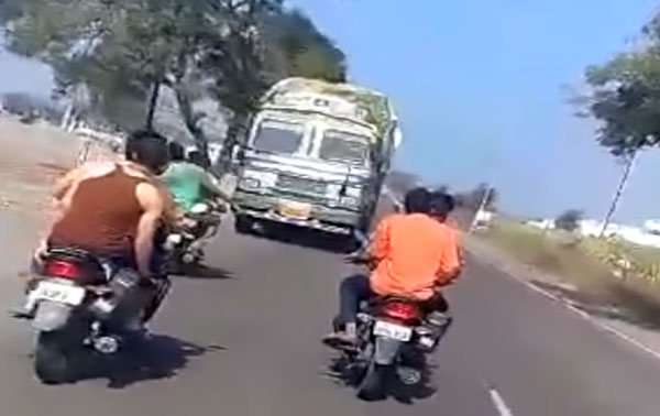 3 కి.మీ ట్రక్కుని రివర్స్ గేర్లో నడిపిన డ్రైవర్.. ఎందుకనుకుంటున్నారా, అయితే ఇది చూడండి