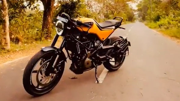 మీరు ఎప్పుడూ చూడని ఎల్లో కలర్ హస్క్వర్నా విట్పిలీన్ 250 బైక్, ఇదే