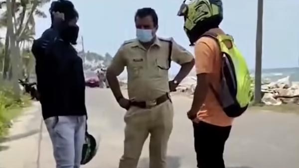 పోలీస్ స్టేషన్ ముందే బైక్ స్టంట్ చేసిన యువకుడు.. తర్వాత ఏమైందంటే?