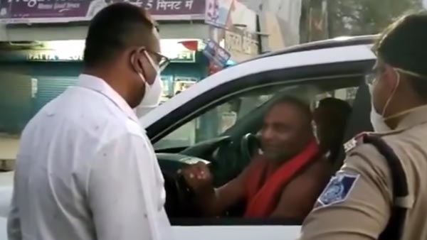 స్వామీజీని తాకిన పేస్ మాస్క్ ఎఫెక్ట్.. ఎలా అనుకుంటున్నారా?