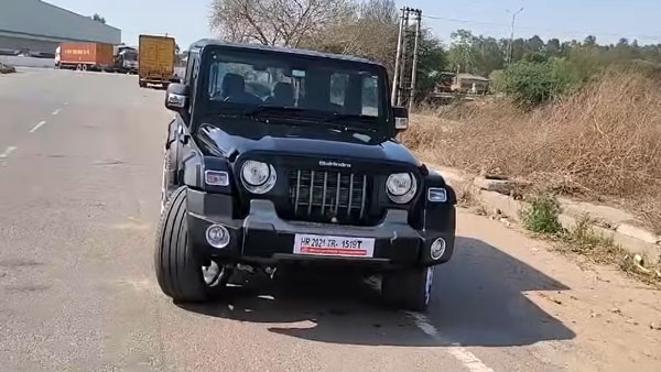 మాడిఫైడ్ మహీంద్రా థార్.. ఇప్పుడు 22 ఇంచెస్ అల్లాయ్ వీల్తో