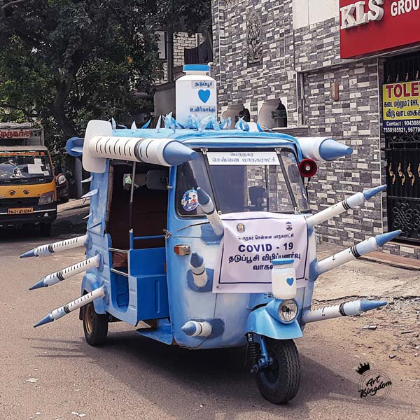 కోవిడ్-19 వాక్సిన్పై అవగాహన కోసం కొత్త ఐడియా.. సూపర్ కదా