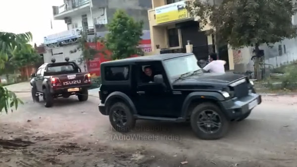 మహీంద్రా థార్ & ఇసుజు డి-మాక్స్ వి-క్రాస్ మధ్య జరిగిన టగ్ ఆఫ్ వార్; ఇందులో విజేత ఎవరంటే?