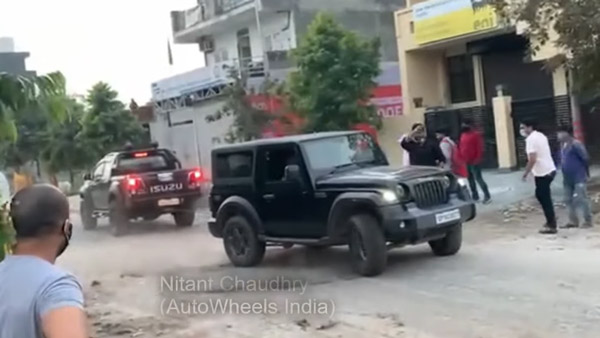 మహీంద్రా థార్ & ఇసుజు డి-మాక్స్ వి-క్రాస్ మధ్య జరిగిన టగ్ ఆఫ్ వార్; ఇందులో విజేత ఎవరంటే?