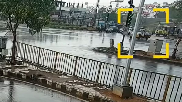 ట్రాఫిక్ రూల్స్ అతిక్రమిస్తే ఏం జరుగుతుందో తెలుసా.. వీడియో చూడండి